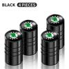 FHQD2 4Pcs Car Logo Wheel Tire Valve Air Valve Stem Caps For Skoda Octavia Fabia Kamiq Kapoq Kodiaq Rapid SCALA Superb A5 A7 RS Yeti