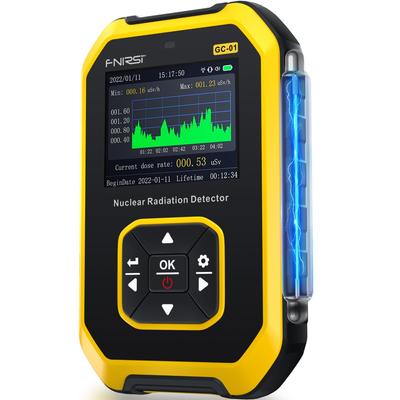 Radiation Geiger Water Quality USB and Gamma Radiation Alarm Nuclear Wastewater Crisis Power TFT LCD Display GC-01 Detector, Counter,