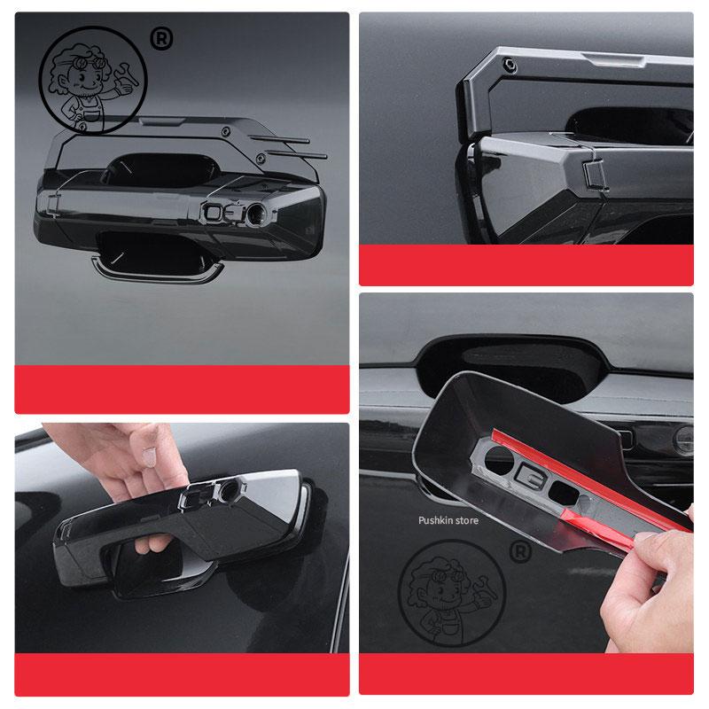 For BYD Leopard 7 Titanium 7 2025 2026 Car Door Pull Doorknob Catch Door Handle Bowl Cap Decoration Cover Trim Accsesories