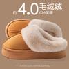 Cotton Slippers Women's Autumn and Winter 2 New Indoor Home Thick Bottom Warm Plush Cute Cartoon Confinement Cotton Mop