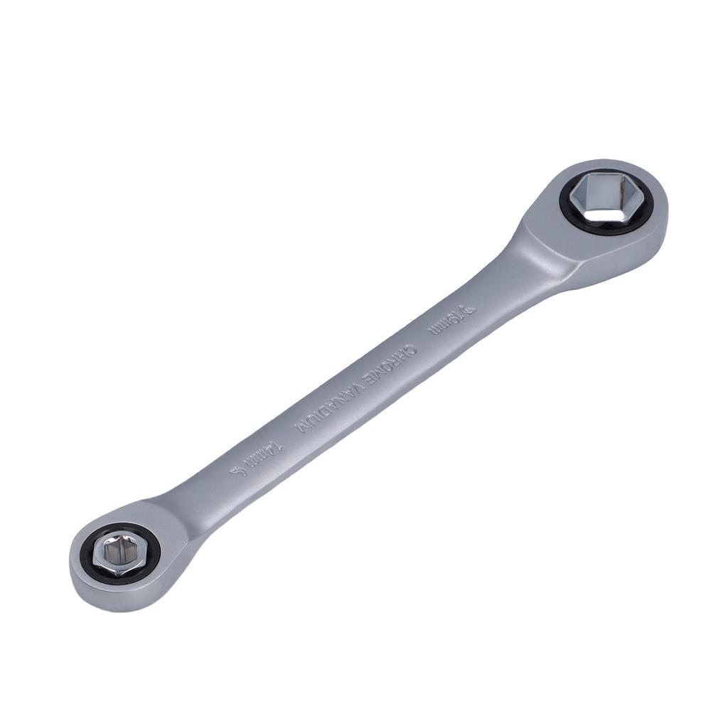 72 Tooth Ratchet Wrench Set Fixed Double Head 14 19mm Socket Multi Functional Torsion Tool