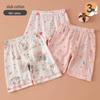 Kinder-Baumwoll-Pyjamashorts - Cartoon-Print, Locker und Leicht für den Sommer