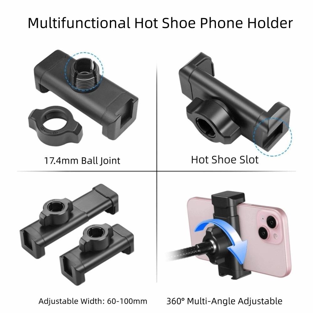 360° Rotation Mobile Handle Stick Foldable Lazy Cantilever Bracket  Smartphones