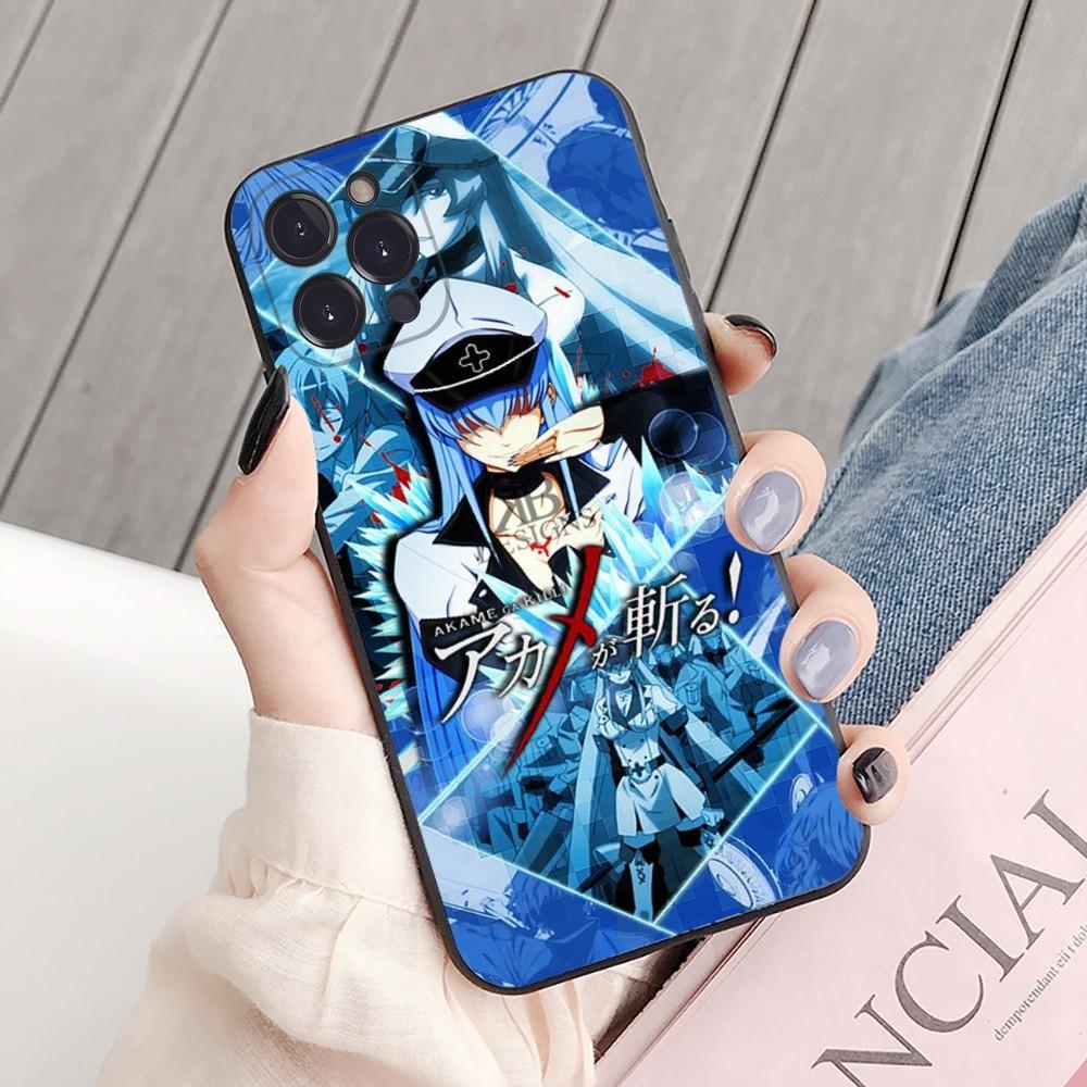 Akame Ga Kill Esdeath Phone Case For iPhone 15 14 11 12 13 Mini Pro XS Max Cover 6 7 8 Plus X XR SE 2020 Funda Shell
