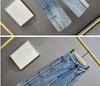 European Style Rhinestone Distressed High-Waisted Wide-Leg Women's Jeans - Spring 2026 Trendy Floor-Length Pants