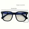 2PCS Anti Blue Light Glasses Frame For Men Women Transparent Round Optical Eyeglass Computer Blue Blocking Eyewear