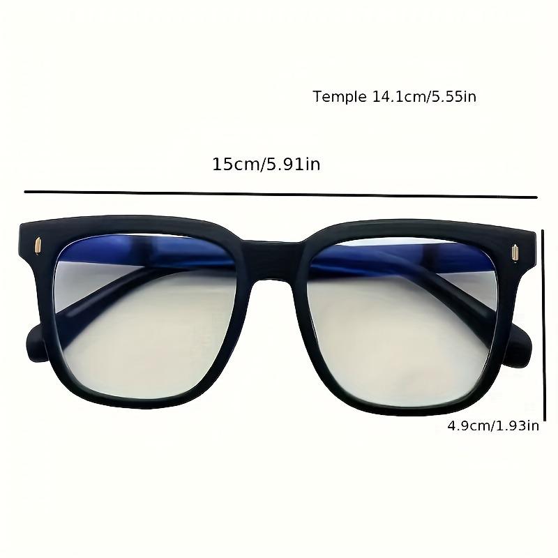 2PCS Anti Blue Light Glasses Frame For Men Women Transparent Round Optical Eyeglass Computer Blue Blocking Eyewear