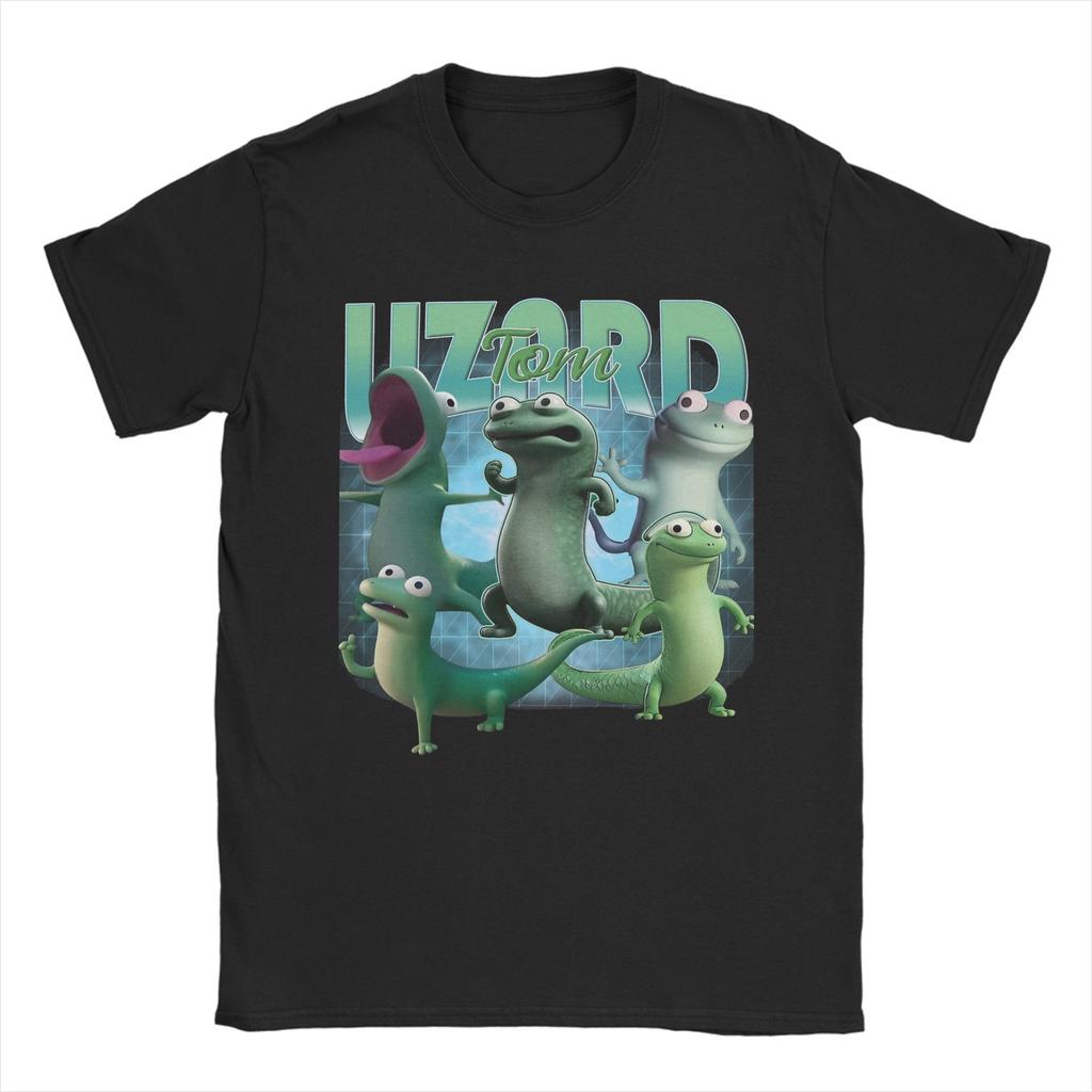 Unisex Women Graphic Print Hoppersed Tom The Lizard T Shirt Tee Cotton Tshirts Clothing