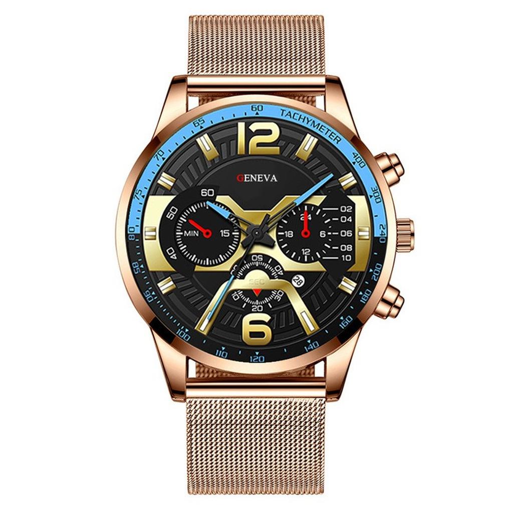 Mens Leather Business Fashion Watch Strap Watch For Gift Giving