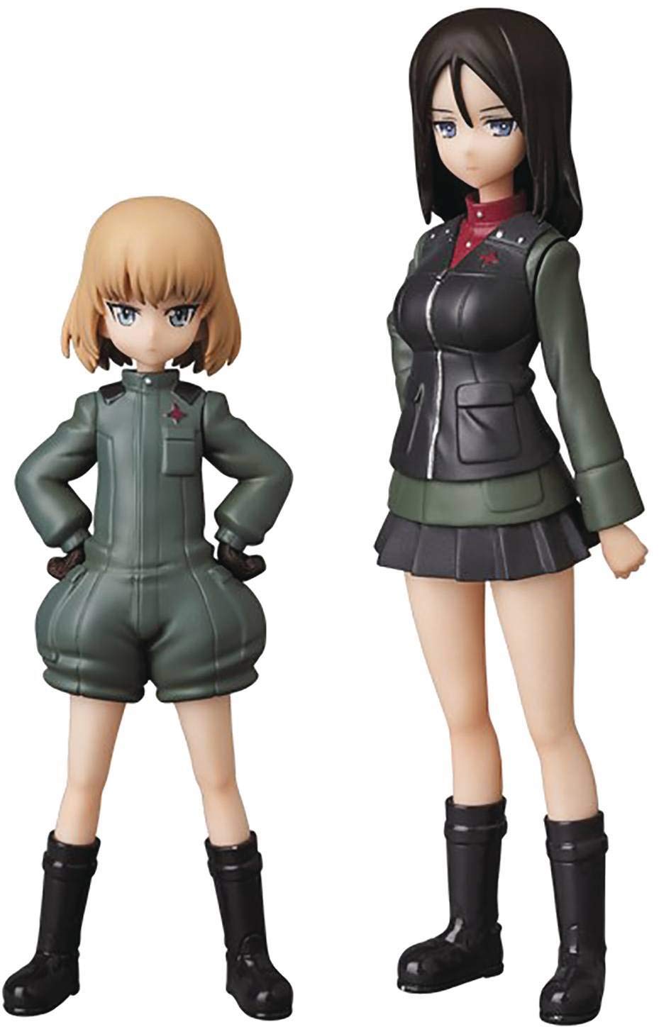 

UDF Ultra Detail Figure 495 Girls Panzer Final Chapter Katyusha Nonna Approximately Complete Figure No. & & Set, 80/110mm Tall, Pre-painted,