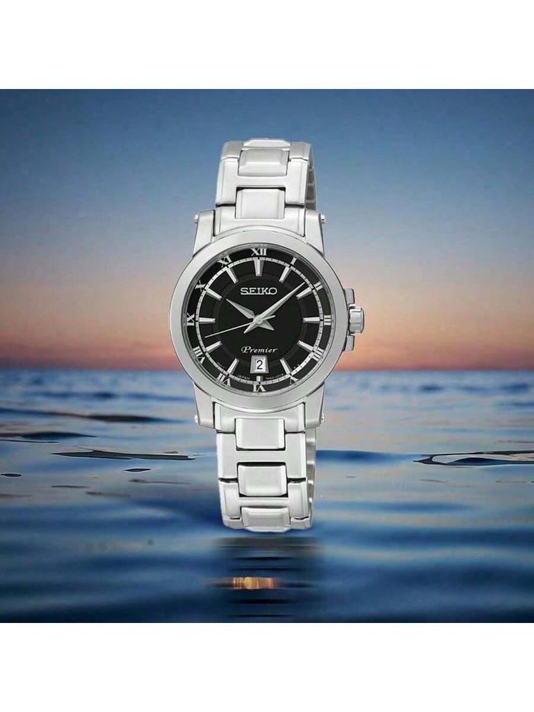 Seiko PREMIER SXDF43J1 Ladies Quartz Watch Stainless Steel Strap