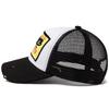 Baseballkappe Herren Netz Bestickt Buchstabe Trucker-Hut Snapback Damen Freizeitkappen Vintage Sonnenhüte Für Sommer Outdoor Tägliches Tragen