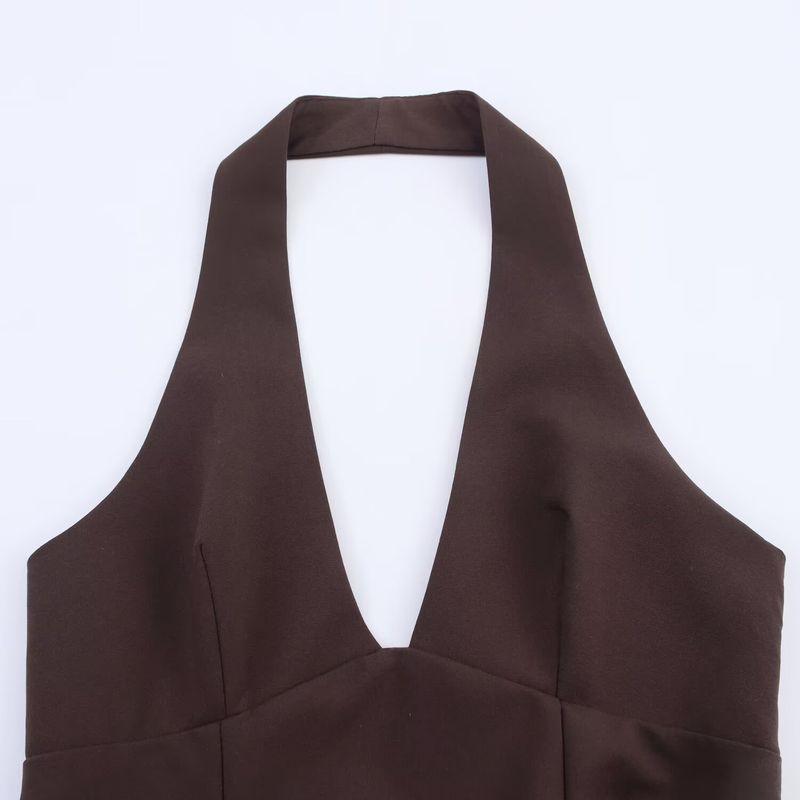 Kaslead New Women Clothes Western Style Fashion Double Layer Neck Collar Dress 3152269