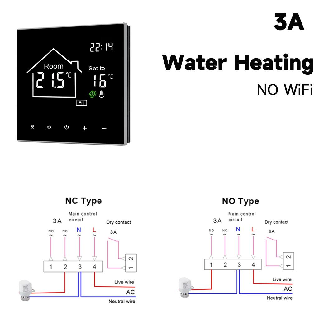 WiFi Tuya Smart Thermostat LCD Display Touch Screen for Electric Floor Heating Water/Gas Boiler Temperature Remote Controller