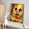 Disney Mickey Mouse Diamond Painting Art Kit Mosaic Handmade Diy Gift Home Decor Forest Mushroom Oil Painting Style