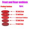 AABIU1 Car Front Hood Emblem Rear Badge Logo Sticker For KIA Sportage Ceed Sorento Cerato Optima Picanto Rio Soul K5 Stonic Niro Forte