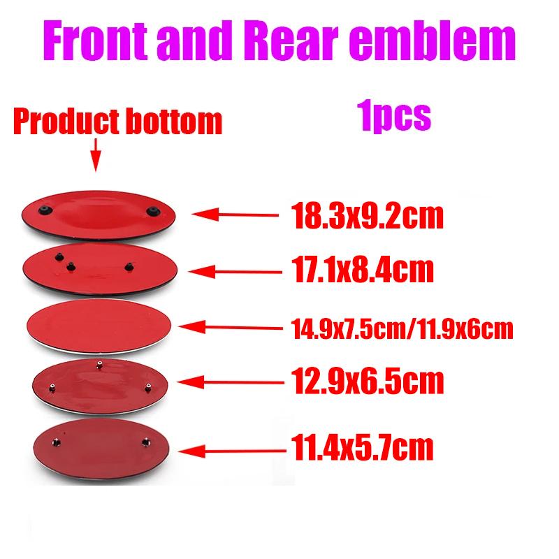 AABIU1 Car Front Hood Emblem Rear Badge Logo Sticker For KIA Sportage Ceed Sorento Cerato Optima Picanto Rio Soul K5 Stonic Niro Forte