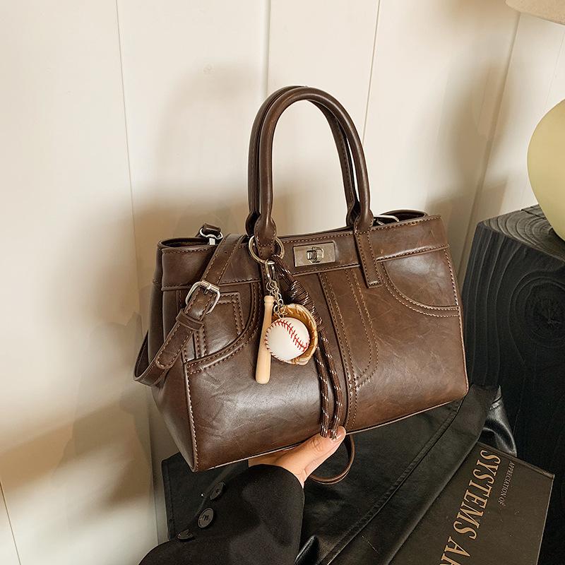 Large Capacity Tote Bag Women's Hand Shoulder Messenger Bag Commuter Bag