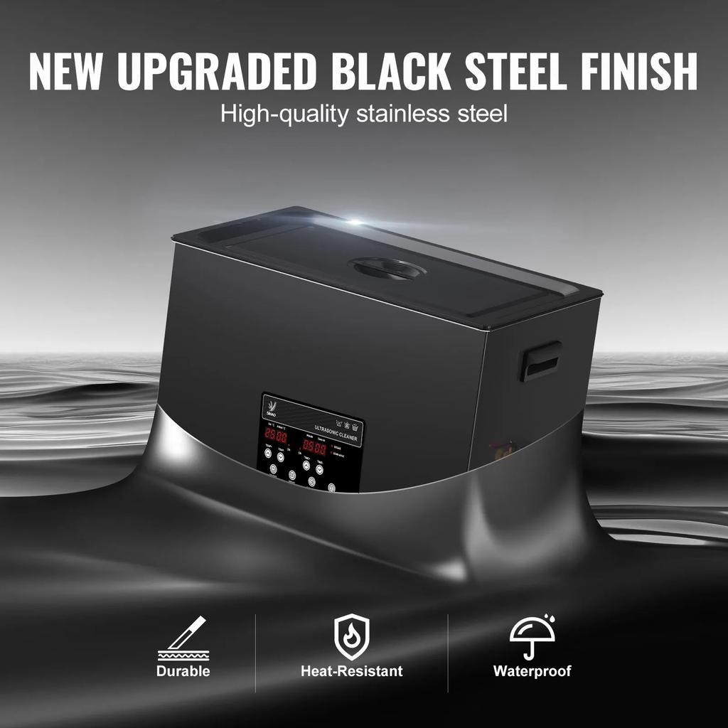SIHAO 30L Ultrasonic Cleaner 600W Digital Ultrasonic Cleaning Machine 40kHz Industrial Ultrasound Cleaner for Retainer Jewelry