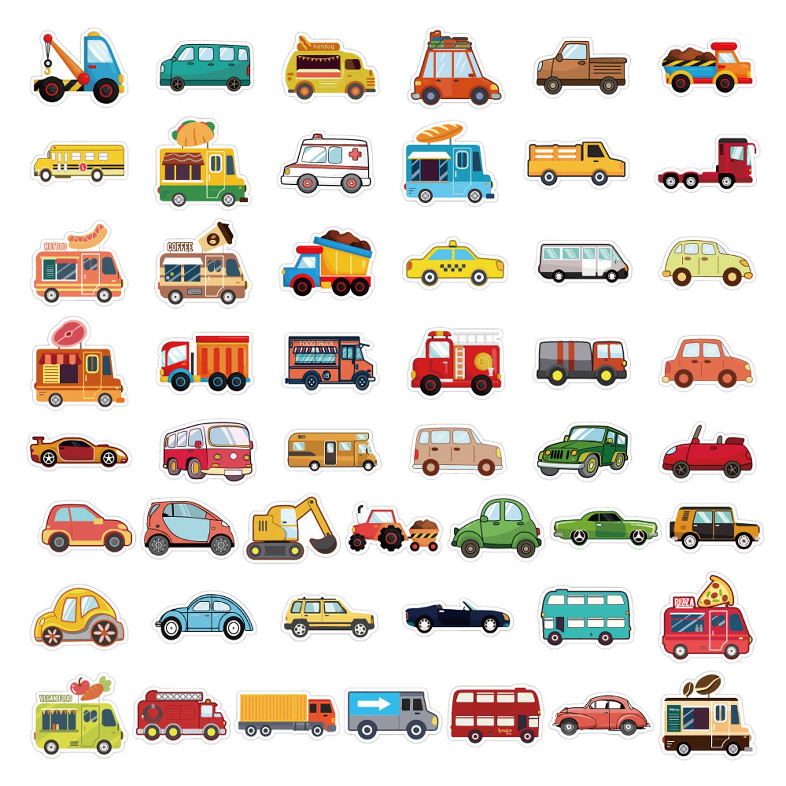 

Cartoon Toy Car Decals, Gift Car Stickers One Size