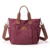 Canvas Tote Bag For Women With Zipper Pocket And Dual Straps For Daily Use