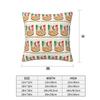 Italian Flag Pizza Square Pillowcase Pillow Cover Cushion Zip Decorative Comfort Throw Pillow for Home Sofa