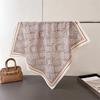 Geometric Return Pure Cotton Small Square Scarf High-end Printed Silk Scarf Headscarf Shawl Scarf Women's Professional Scarf Scarf Scarf