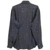 berluti Black x Blue Silk 100% Dot Pattern Shirt tops 38 Black / blueUsed