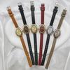 Goose Egg Shape Luxury Women Quartz Watch Soft Leather Strap Durable Vintage Oval Ladies Watches Casual Leather Strap Wristwatch