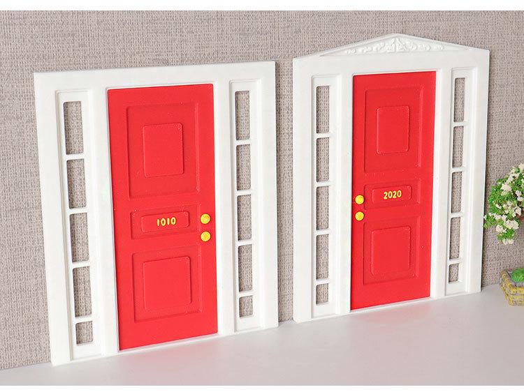 Miniature Handmade Dollhouse Doorway Decor Ornament