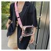 Transparent Jelly PVC Shoulder Bag Fashionable Crossbody Phone Purse CLE