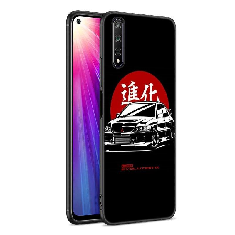 Japan JDM Sports Car Pattern Phone Case For Huawei Honor 7A 8A 9X 20 Pro 8 10X Lite 7S 8C 8S 8X 9A 9C 10i 20i 30i 20E 20S Cover