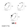 Elegant Gold Plated Zircon Ring Set for Women Stackable Fashion Jewelry Gift for Party Wedding Anniversary