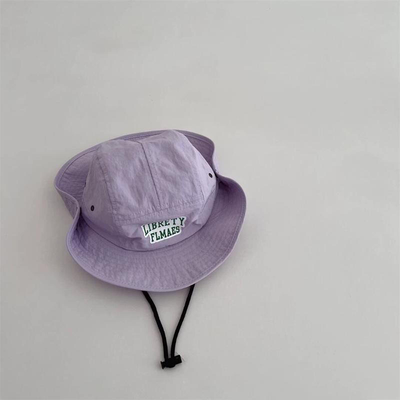 

Детская шляпа Весенне-осенний стиль Детская панама Быстросохнущая Модная Младенческая Конфетного цвета Солнцезащитная шляпа Альпинистский шарф