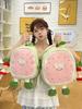 Backpack For Kids With Nylon And Fruit Pattern For School And Daily Use