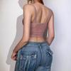 Sexy underwear spring new women's clothing solid color slim street fashion suspender sexy backless vest