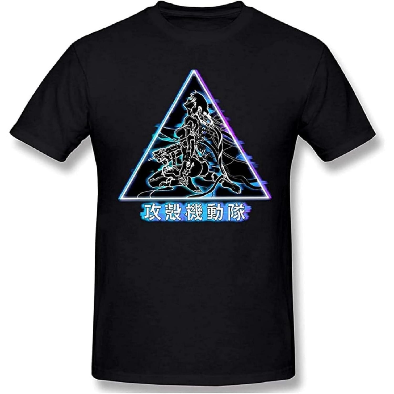 TAO JIN HUAN Men s Ghost in The Shell Short Sleeve t-Shirt XS XXXXXL разноцветный