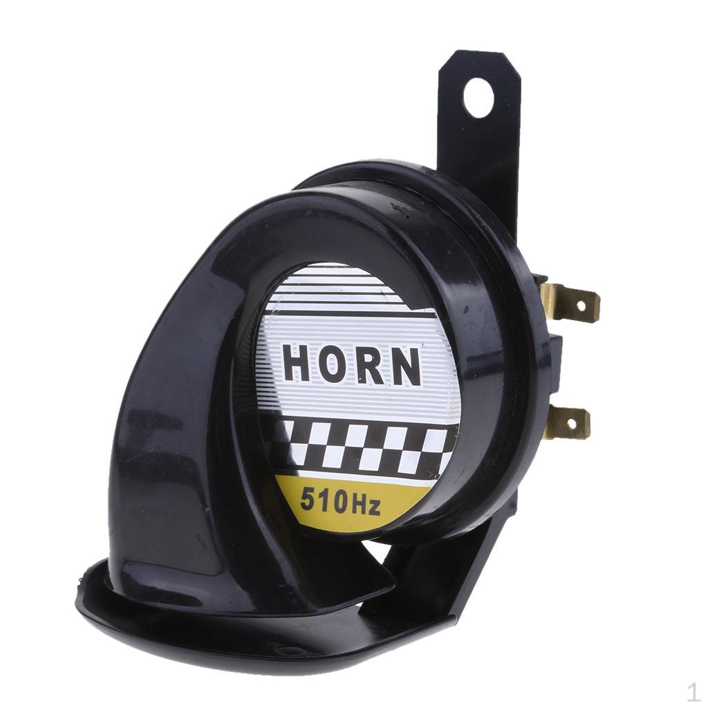 Electric Horn Waterproof for Car Vehicle 2V,Black