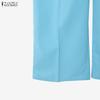 ZANZEA Women Sleeveless Vest Tops and Long Pants Casual Two Piece Suit Sets