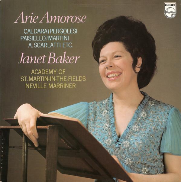 LP Record JANET BAKER, ACADEMY OF ST. MARTIN- - Arie Amorose 9500557 Philips 1978 Netherland Classical Used