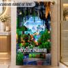 Beach TowelMinecraft Custom Name Text Personalized Soft Towel for Beach Pool Indoor Home Decor Gift