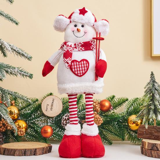 Christmas Doll Ornament Santa Claus Snowman Elk Decoration Festive Tree Decor Christmas Party Supplies