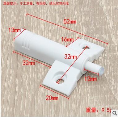 10PCS Grau Weiß Küche Schrank Tür Stop Schublade Weiche Ruhig Schließen Näher Dämpfer Puffer Für Möbel Hardware