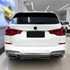 For BMW X3 G01 M Sport 2018-2026 X3M Styke High Quality ABS Car Rear Bumper Lip Spoiler Glossy Black Carbon Fiber Look Body Kit