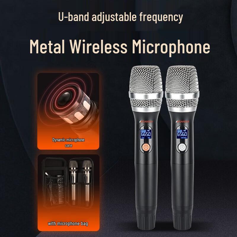 Sansui G12 Portable High-Power Karaoke Trolley Speaker