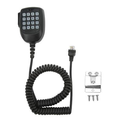 Shoulder Microphone Large PTT Button Area 360 Degrees Rotation ABS 2 Way Radio Speaker for KENWOOD