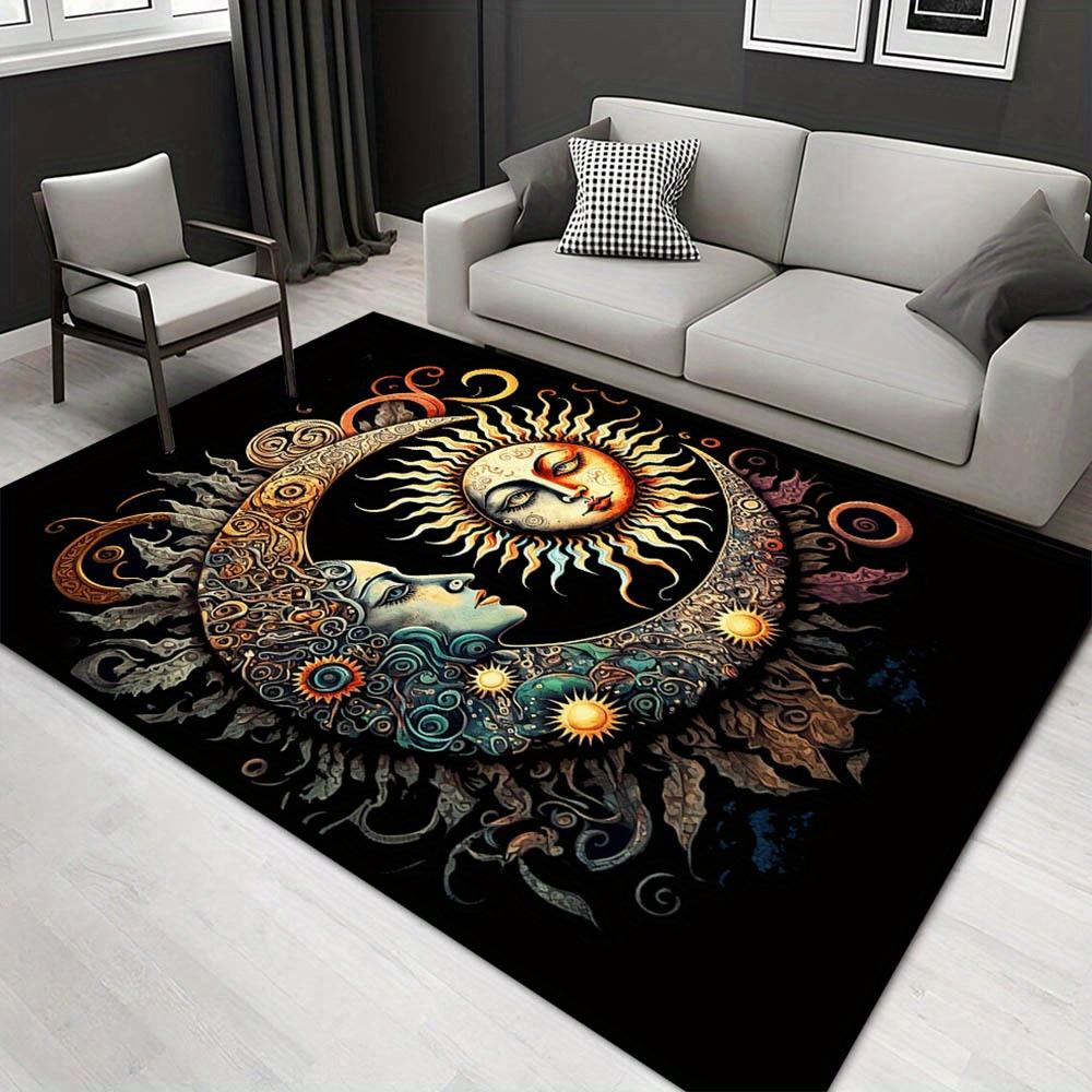 

1pc 18891911390 Pattern Carpet, Area Rug For Living Room Bedroom Room Bed Chair Laundry Entryway Corridor Yard Non-slip Outdoor Camping Rug 60cm by 90cm