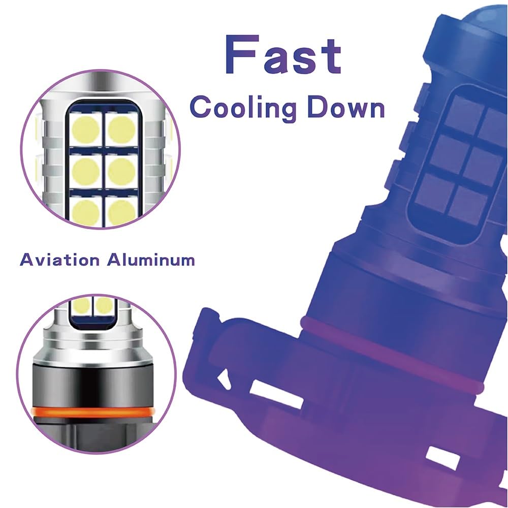 2010 2011 2012 2012 2013 2014 2015 2016 2017 2018 2019 Fog Car Front Fog Lamp (White)