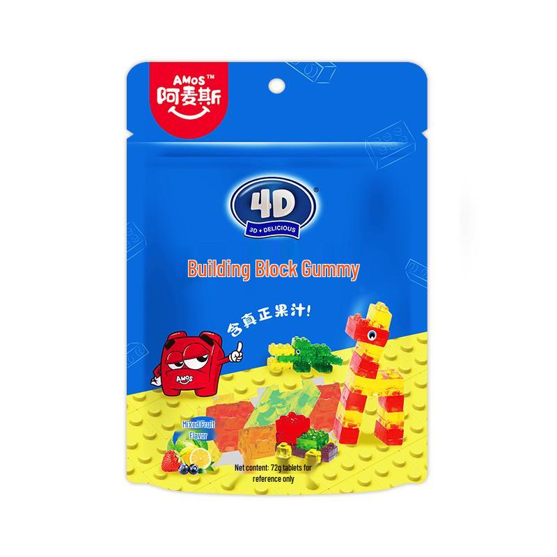 Amos 4D Building Block Gummy Candy
