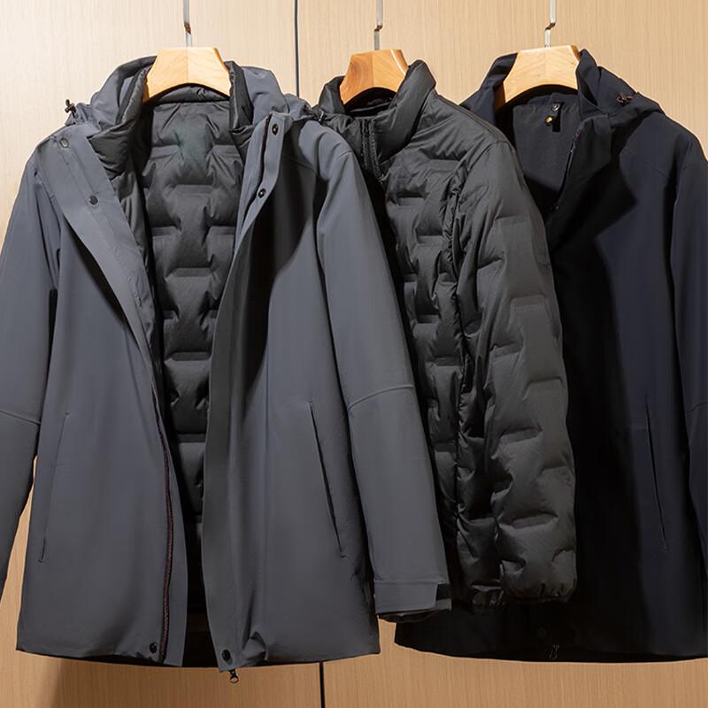 Conqueror Tiger Men's 3-in-1 Down Jacket YH-6966HN